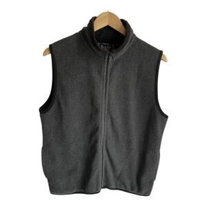 G.H. Bass & Co. Fleece Zip Vest Gray SZ XXL